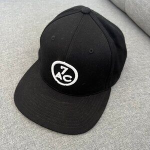 (2for$10) YUPOONG Flexfit Black Adjustable Snapback Cap